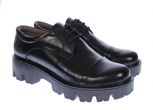 OFERTA marimea 40 - Pantofi dama casual din piele naturala, negri - LP11N - Img 4