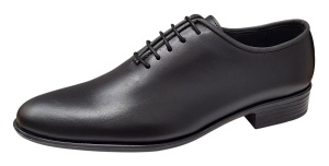 Oferta marimea 41 Pantofi barbati eleganti din piele naturala de culoare neagra LGKR119N