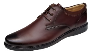 Oferta Marimea 42 Pantofi barbati casual din piele naturala Bordeaux - LGKR30GRENA - Img 2