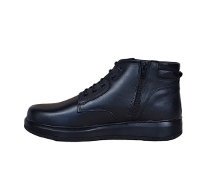 Oferta Marimea 43 Ghete barbati din piele naturala imblanite culoare neagra LGSSPORT23N - Img 5