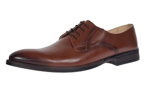 Oferta marimea 44 - Pantofi eleganti pentru barbati, piele naturala maro - 996M - Img 3