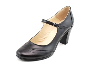 Oferta Pantofi dama eleganti din piele naturala cu toc de 7 cm - LP104NBOX Marimea 38 - Img 2