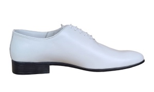 Pantofi barbati, albi, eleganti, din piele naturala box - MOD1ALBBOX - Img 10