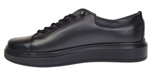 Pantofi barbati casual din piele naturala AK Negru GKR96N - Img 8
