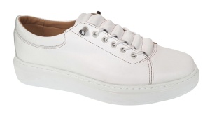 Pantofi barbati casual din piele naturala Alb GK96A