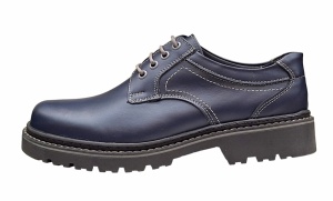 Pantofi barbati, casual, din piele naturala bleumarin, Mark - MARK3BLUE - Img 8