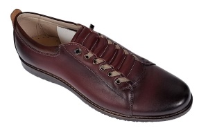 Pantofi barbati casual din piele naturala Bordeaux - GKRSPORTVIS - Img 4