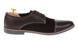 Pantofi barbati casual din piele naturala Ezel Maro Box - Vel