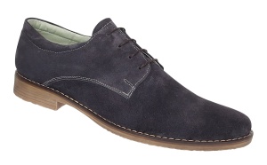 Pantofi barbati casual din piele naturala intoarsa, gri inchis - PAGRIVEL1 - Img 2