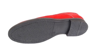 Pantofi barbati casual din piele naturala intoarsa, Rosu - CARLO PARVELTG - Img 5