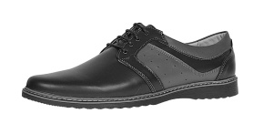 Pantofi barbati casual din piele naturala Negru GKR32N - Img 8
