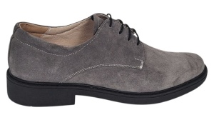 Pantofi barbati casual piele naturala intoarsa Arezzo Gri - Img 5