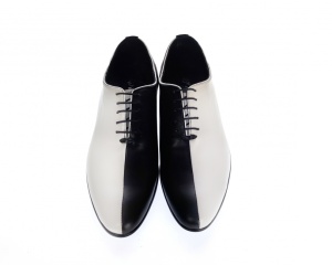Pantofi barbati de ceremonie din piele naturala doua culori MOD1AN - Img 2