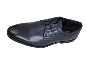 Pantofi barbati din piele naturala bleumarin Alexander 177 - Img 4