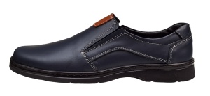 Pantofi barbati din piele naturala Bleumarin GKR104BL - Img 3