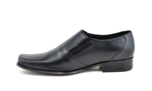 Pantofi barbati eleganti din piele naturala, cu elastic STDX3EL - Img 4