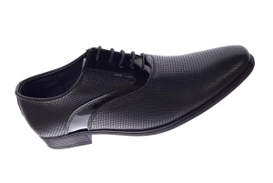 Pantofi barbati eleganti, din piele naturala, cu suvite lac - STEFINPF - Img 4