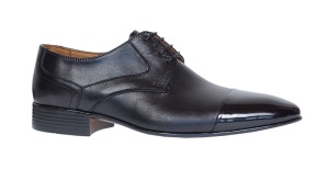 Pantofi barbati eleganti din piele naturala cu varf lacuit 016BXNL - Img 5
