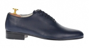 Pantofi barbati eleganti din piele naturala de culoare bleumarin inchis NIC5BLMBOX - Img 3