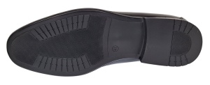 Pantofi barbati eleganti din piele naturala de culoare neagra P351N - Img 5