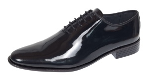 Pantofi barbati eleganti din piele naturala de culoare negru lac - GKR201LN - Img 4