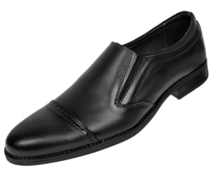 Pantofi barbati eleganti din piele naturala fara siret GKR233NEL - Img 4