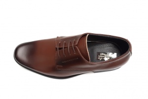 Pantofi barbati eleganti din piele naturala maro, ADYSIRETM - Img 6