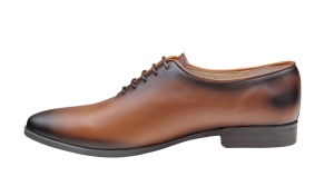 Pantofi barbati eleganti din piele naturala maro coniac GKR71M - Img 6