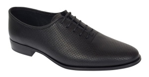 Pantofi barbati eleganti din piele naturala matritata - Model Negru GKR132NP - Img 2