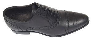 Pantofi barbati eleganti din piele naturala - Model Negru 359N - Img 5
