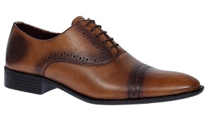 Pantofi barbati eleganti din piele naturala - Model Oxford 246 Maro - Img 9