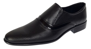 Pantofi barbati eleganti din piele naturala Negru GKR1PFN - Img 2