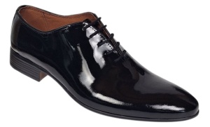 Pantofi barbati eleganti din piele naturala Negru Lac Elion 024NLAC - Img 11