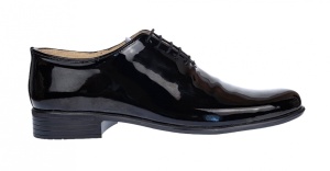 Pantofi barbati eleganti din piele naturala, negru lac, MOD2NLAC - Img 5
