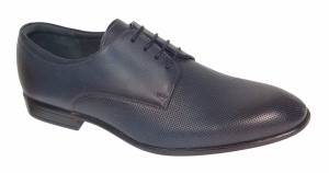 Pantofi barbati eleganti din piele naturala texturata bleumarin – Eleganta si rafinament 346 - Img 7