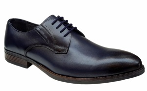 Pantofi barbati office, eleganti din piele naturala, Bleumarin, TEST59BL - Img 1