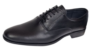 Pantofi barbati office eleganti din piele naturala Negru 899N - Img 4
