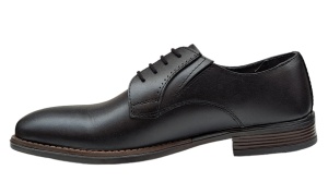 Pantofi barbati office, eleganti din piele naturala, Negru, TEST59N - Img 3