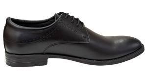 Pantofi barbati office, eleganti din piele naturala, Negru, TEST69N - Img 2