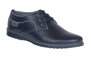 Pantofi barbati sport casual din piele naturala Ten Negru TENSN