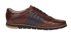 Pantofi barbati sport din piele naturala Maro - GKR92M - Img 5