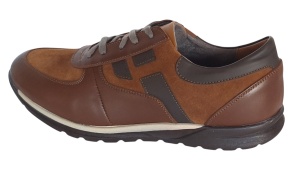 Pantofi barbati sport din piele naturala - Model Luis Maro LVIC3200 Marimea 44 - Img 5