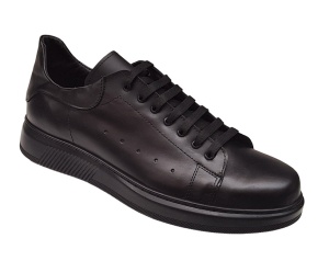 Pantofi casual barbati din piele naturala - Black Combat BKT2N
