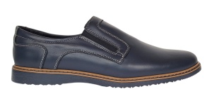 Pantofi casual barbati din piele naturala Bleumarin GKR 331ELBL - Img 8