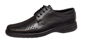 Pantofi casual barbati din piele naturala cu perforatii marimi 39 - 47 Ciucaleti - Img 3
