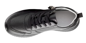 Pantofi dama casual din piele naturala - Abha Negru Marimea 38 - Img 6