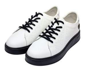 Pantofi dama casual din piele naturala - Aisha Alb Marimea 41 - Img 6