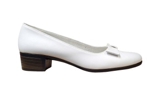 Pantofi dama casual din piele naturala , alb - STD21A - Img 5