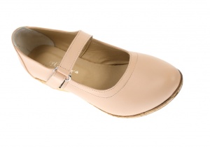 Pantofi dama casual din piele naturala bej - P38BEJBOX - Img 3