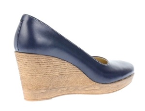 Pantofi dama casual din piele naturala cu platforma de 7 cm Mara - P3550BL - Img 4